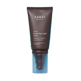 Sanzi Hydrating light fluid spf30  hos parfumerihamoghende.dk 